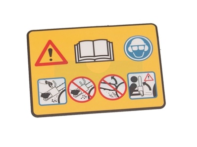 Autocollant pour tronçonneuse Husqvarna (503987401)