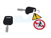 Clé de contact pour tracteur tondeuse Simplicity (7106172YP)