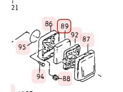 Filtre à air pour moteur Kawasaki (110132127)