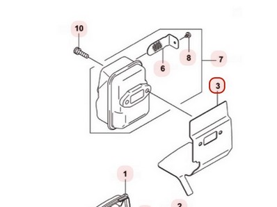 Joint d'échappement pour moteur Kawasaki (110612204)