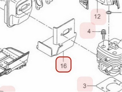 Joint d'échappement pour taille haie Maruyama (275561)