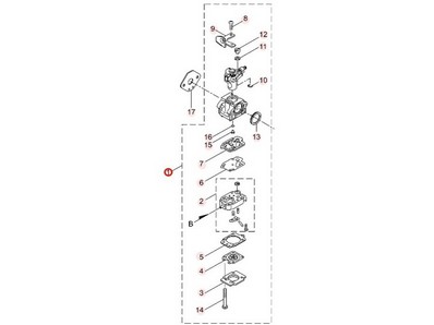 Carburateur pour débroussailleuse Maruyama (289479)