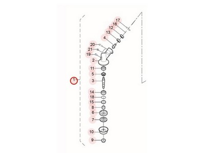 Renvoi d'angle pour débroussailleuse Kaaz (7100831808)