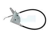 Manette d'accélérateur + câble pour débroussailleuse autoportée Roques & Lecoeur (N443900103)