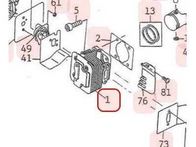 Cylindre pour moteur Kawasaki (110052150)