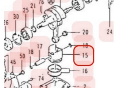 Piston pour moteur Kawasaki (130012083)