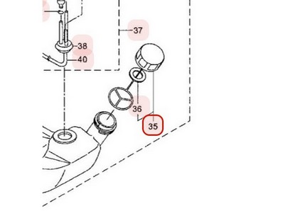 Bouchon de réservoir pour Maruyama (275306)