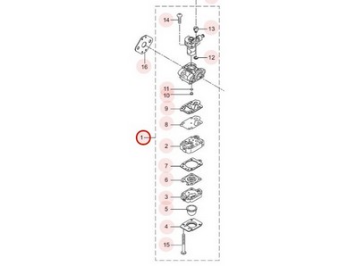 Carburateur pour perche élagueuse Maruyama (276663)