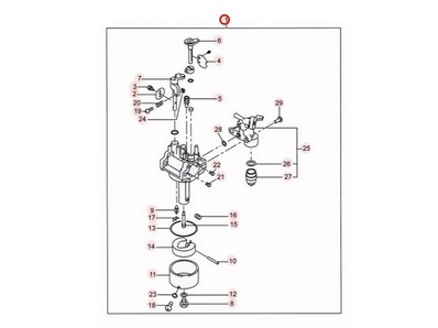 Carburateur pour moteur Robin / Subaru (2776230150)