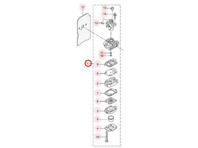 Carburateur pour taille haie Maruyama (278297)