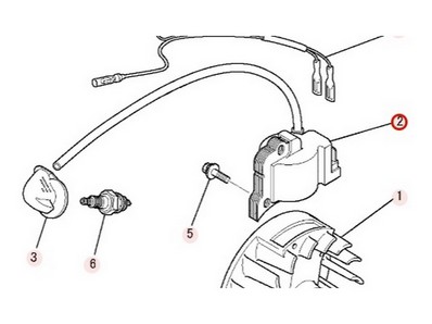 Bobine d'allumage pour moteur Mitsubishi (KE04029BB)