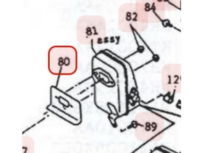 Joint d'échappement pour moteur Mitsubishi (KM70025AA)