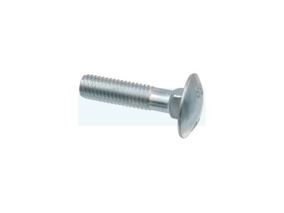 Vis à tête ronde à collet carré M8 x 1,25mm