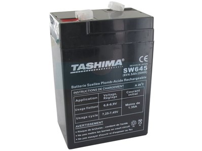 Batterie Tashima gel/agm 6V, 4,5Ah (SW645)
