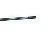Arbre de transmission rigide universel pour débroussailleuse (Ø 8mm, Longueur : 154cm, 9 dents)
