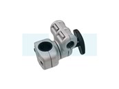 Support de guidon pivotant complet pour tube de 28mm et guidon de 19mm