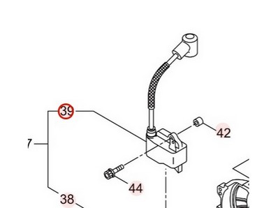 Bobine d'allumage pour débroussailleuse Maruyama (279547)