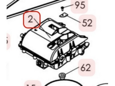 Boîte de transmission pour tondeuse débroussailleuse Sarp (4001000002)