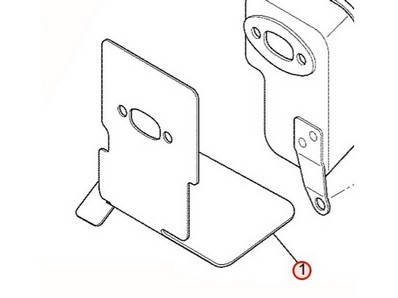 Joint d'échappement pour moteur Mitsubishi (KM70062AA)