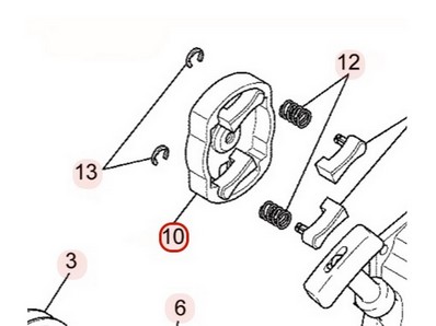 Kit cliquet de lanceur pour moteur Mitsubishi (KS03015AA)