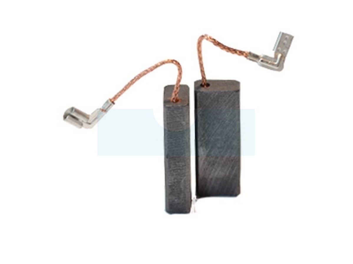 Jeu De 2 Charbons Adaptable Pour STAYER, HITACHI. Dimensions: 7 X 17 X