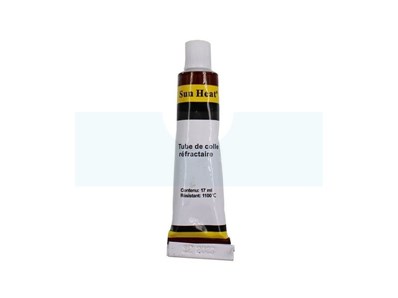 Colle réfractaire pour joint d'étanchéité des foyers, inserts et poêles. 20g (SH700)