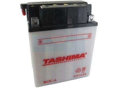 Batterie plomb Tashima renforcée 12V, 12Ah (FB12CA)