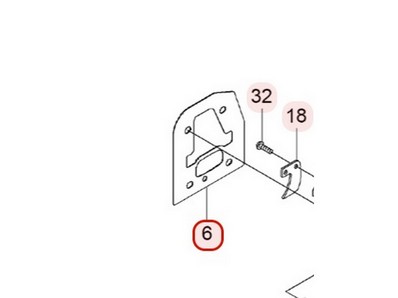 Joint d'isolant thermique pour moteur Kawasaki (110612178)