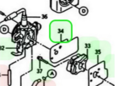 Joint d'admission pour moteur Kawasaki (110092794)