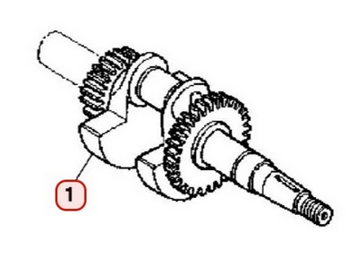Vilebrequin pour moteur Honda (13310ZE0631)