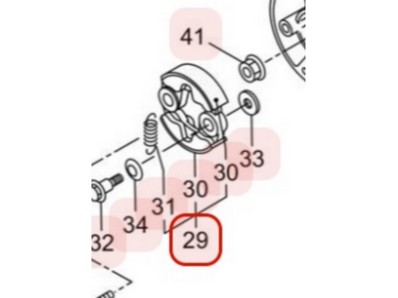 Embrayage pour débroussailleuse Maruyama (282743)