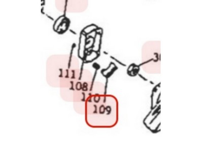 Cliquet de lanceur pour moteur Mitsubishi (KS03004AA002)