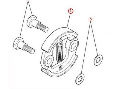 Embrayage pour moteur Mitsubishi (KT01050AA)