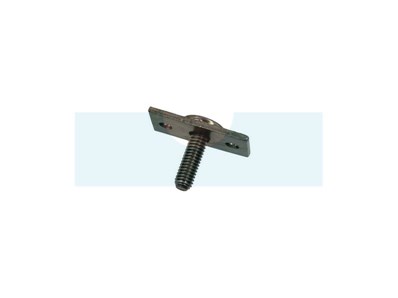 Platine fix.trappe pour tracteur tondeuse Wolf (ET50672)