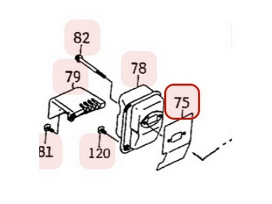 Joint d'échappement pour moteur Kawasaki (110602436)