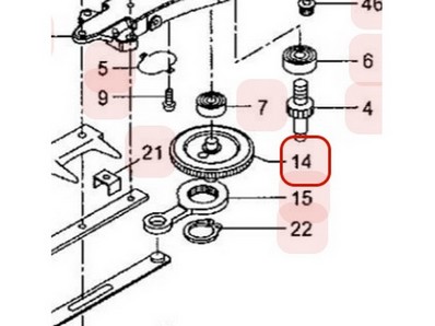 Couronne de biellette pour taille haie Maruyama (271465)