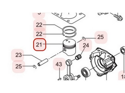 Piston pour Maruyama (273155)