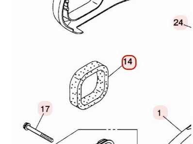 Filtre à air pour moteur Zenoah (848E0A83F0)
