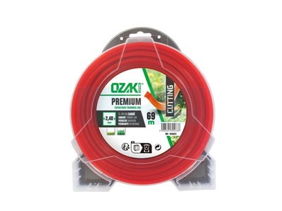 Fil nylon carré Prenium Ozaki 2,4mm / 69m