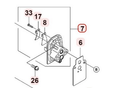 Isolant thermique pour moteur Kawasaki (120212058)