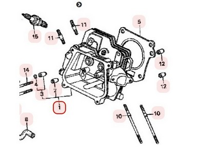 Culasse pour moteur Honda (12210ZH7000)