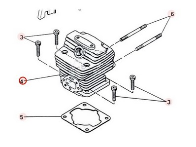 Cylindre pour moteur Mitsubishi (FR66816)