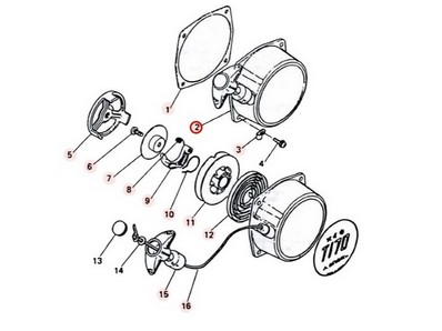 Lanceur pour moteur Mitsubishi (FR66823)