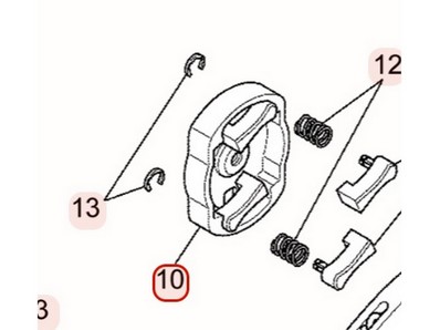 Kit cliquet de lanceur pour moteur Mitsubishi (KS03014AA)