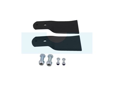 Jeu de 2 ailettes de lame pour tracteur tondeuse Mountfield (17cm) (1134623801)