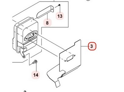 Joint d'échappement pour moteur Kawasaki (110610822)