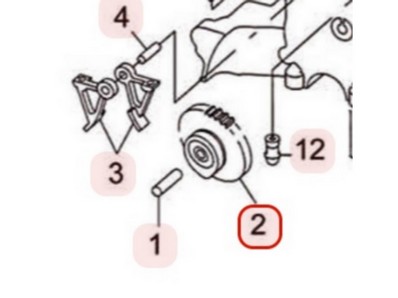 Arbre à cames pour moteur Robin / Subaru (5933007000)