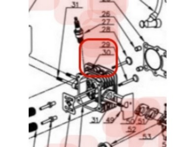 Culasse pour moteur Y80V (chinois) (TY6110000000)