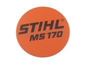 Plaque matricule pour tronçonneuse Stihl (11309671504)