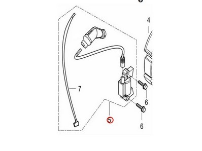 Bobine d'allumage pour moteur Loncin / Rato (0001180025)